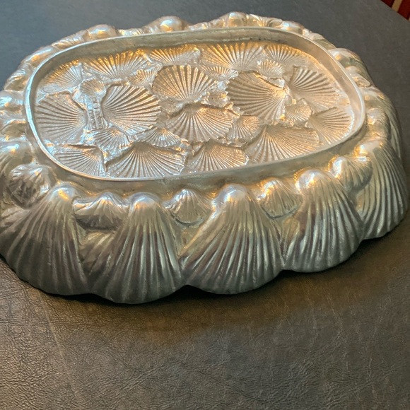Arthur Court Silver Shell Platter - Picture 3 of 4